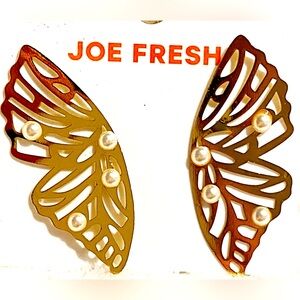 🆕 1/2 butterflies 🦋 wings with faux pearls 🆕